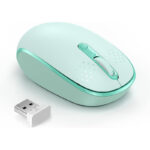 2.4G Quiet Computer Mouse with USB Receiver