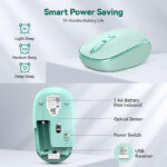 2.4G Quiet Computer Mouse with USB Receiver - Image 6