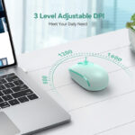 2.4G Quiet Computer Mouse with USB Receiver - Image 2