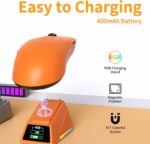 8Khz Ultralight Gaming Mouse with RGB Magnetic Screen Charging Dock - Image 3