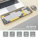 2.4 GHz Wireless Full-Sized Keyboard with Optical Mouse - Image 2