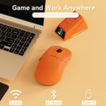 8Khz Ultralight Gaming Mouse with RGB Magnetic Screen Charging Dock - Image 7